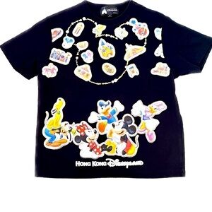 Disney Hong Kong Disneyland Mickey & Friends Graphic T shirt Girls M (7-8)